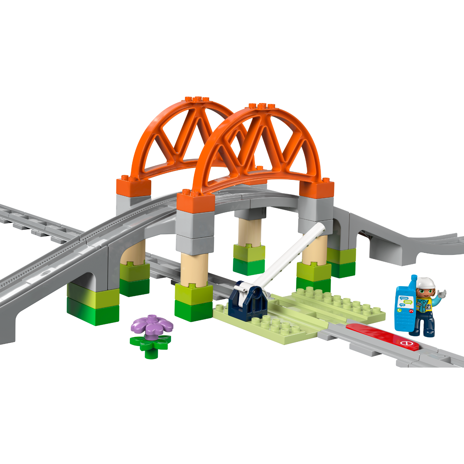 DUPLO™ Train Bridge and Tracks Expansion Set