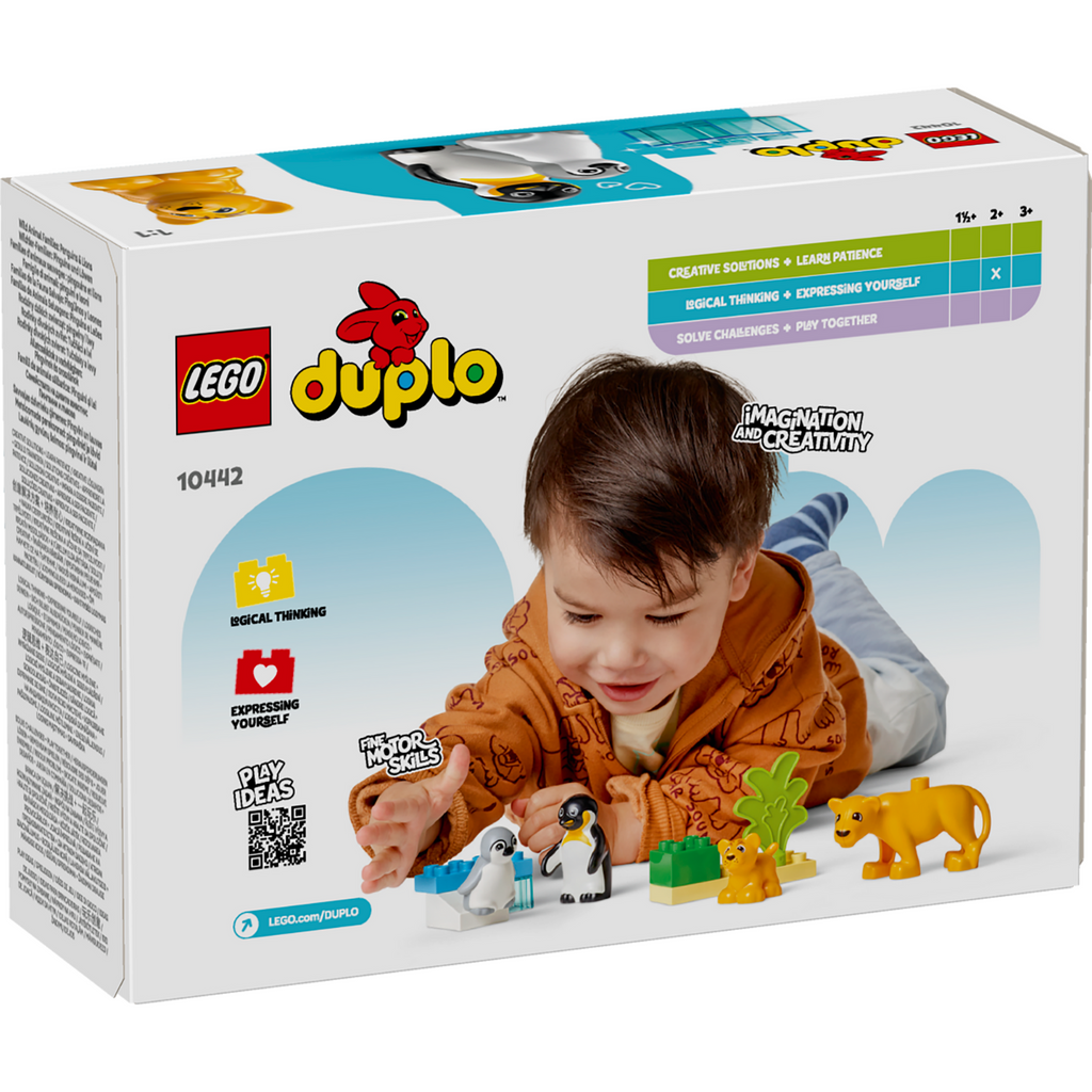 DUPLO™ Wild Animal Families: Penguins & Lions