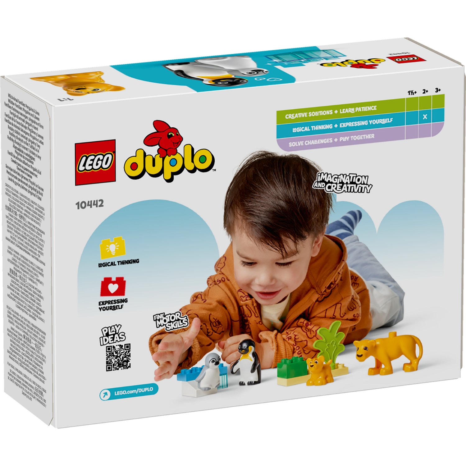 DUPLO™ Wild Animal Families: Penguins & Lions