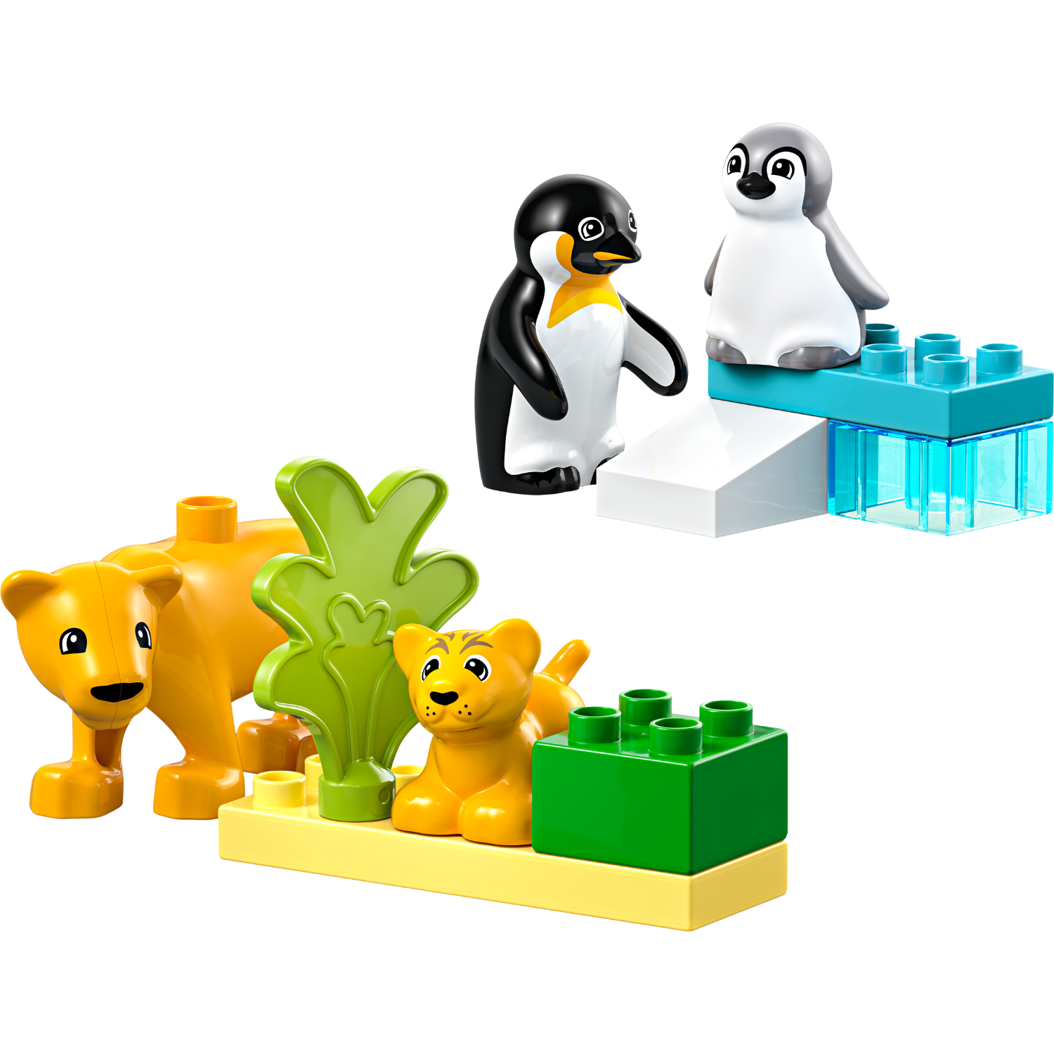 DUPLO™ Wild Animal Families: Penguins & Lions