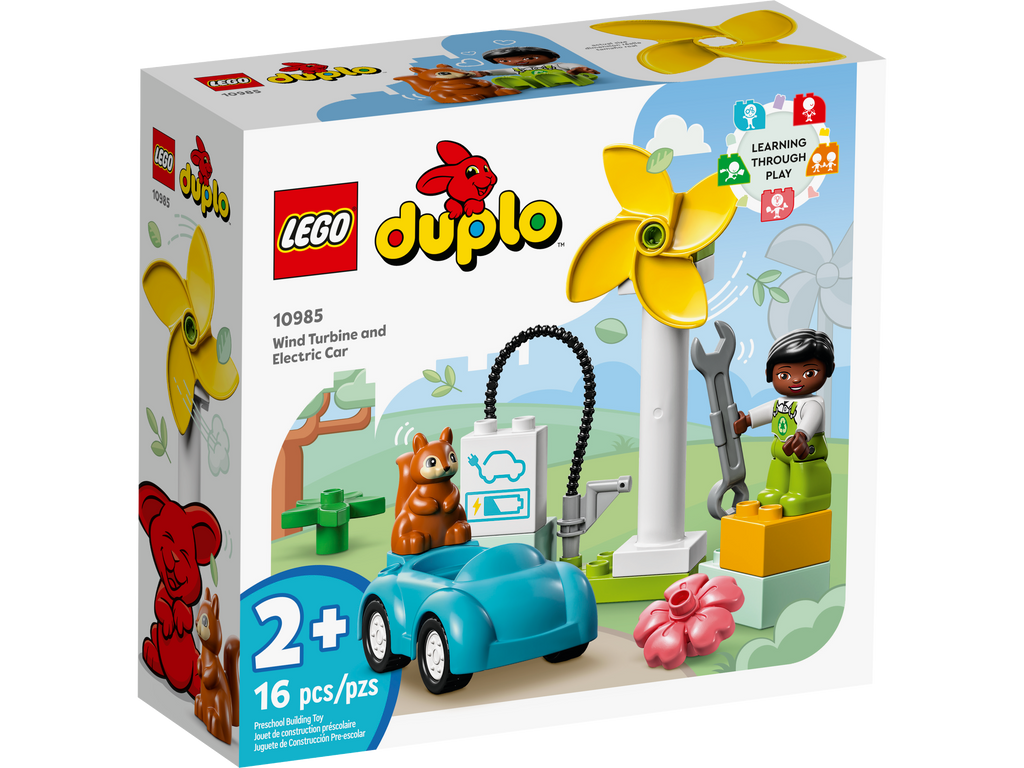 DUPLO™ Town Wind Turbine and Electric Car