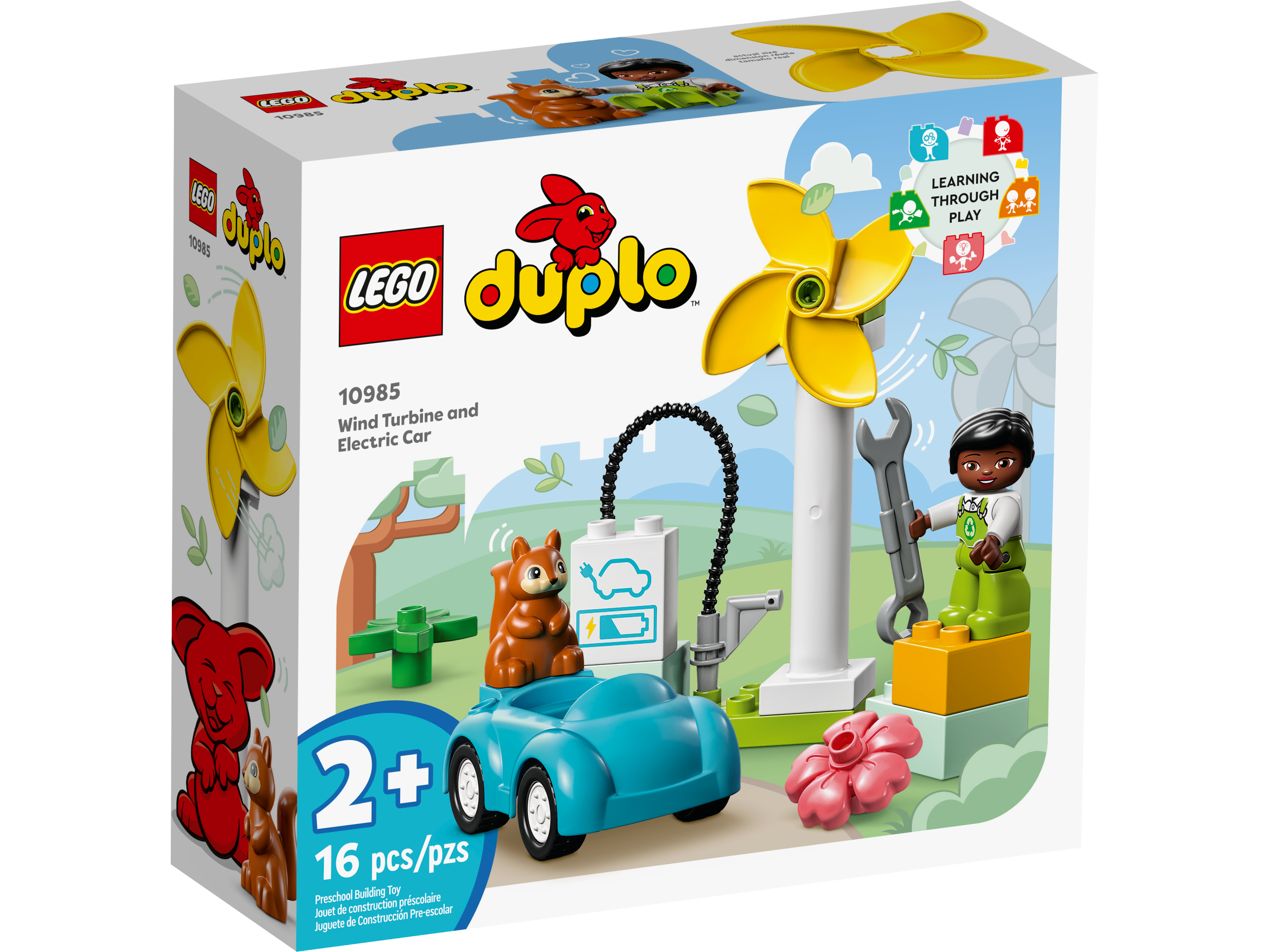 DUPLO™ Town Wind Turbine and Electric Car