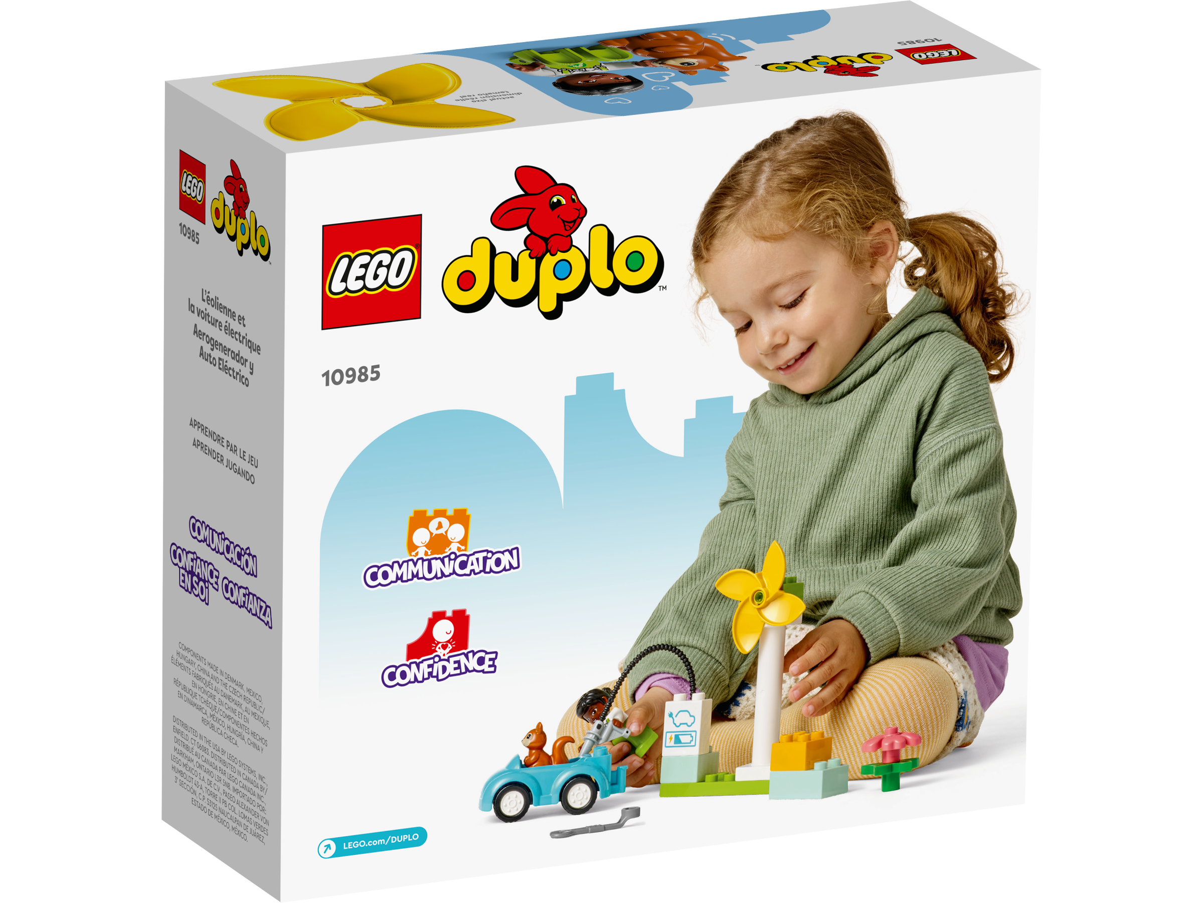 DUPLO™ Town Wind Turbine and Electric Car