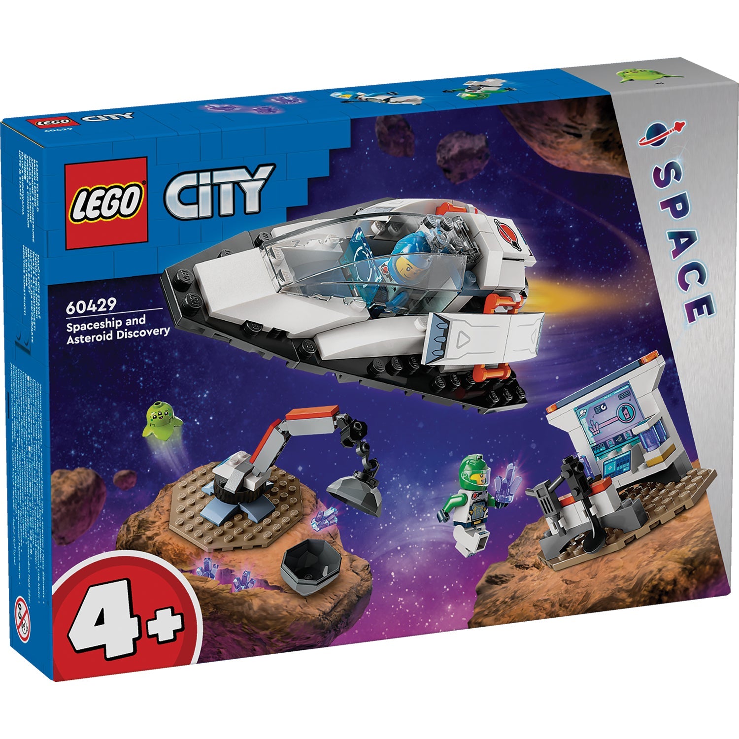 City Spaceship and Asteroid Discovery