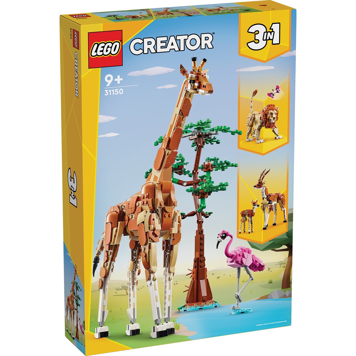 Creator 3-in-1 Wild Safari Animals