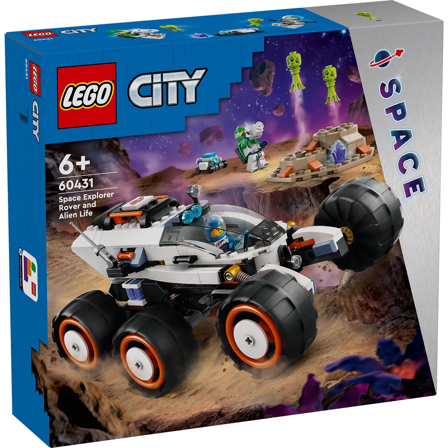 City Space Explorer Rover and Alien Life