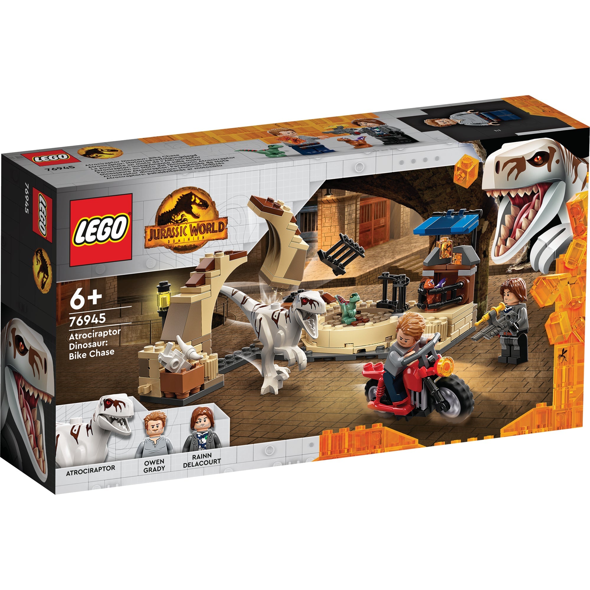 Jurassic World Atrociraptor Dinosaur: Bike Chase