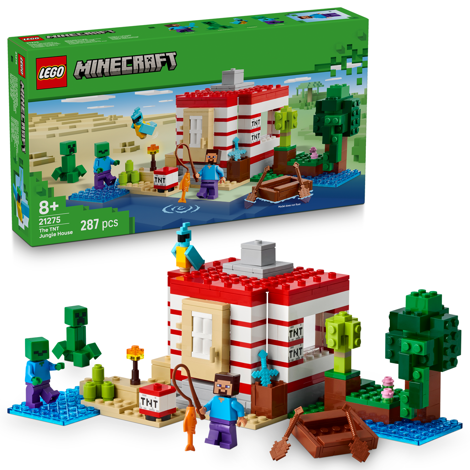 Minecraft® The TNT Jungle House