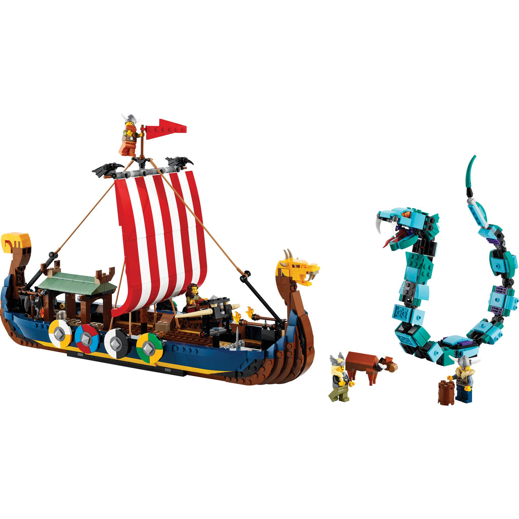 Creator 3-in-1 Viking Ship and the Midgard Serpent