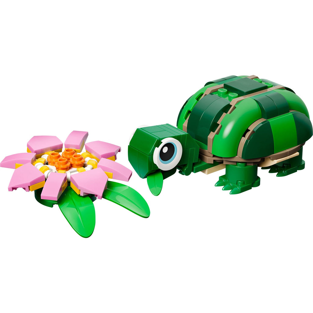 Creator 3-in-1 Turtle with a Water Lily Flower