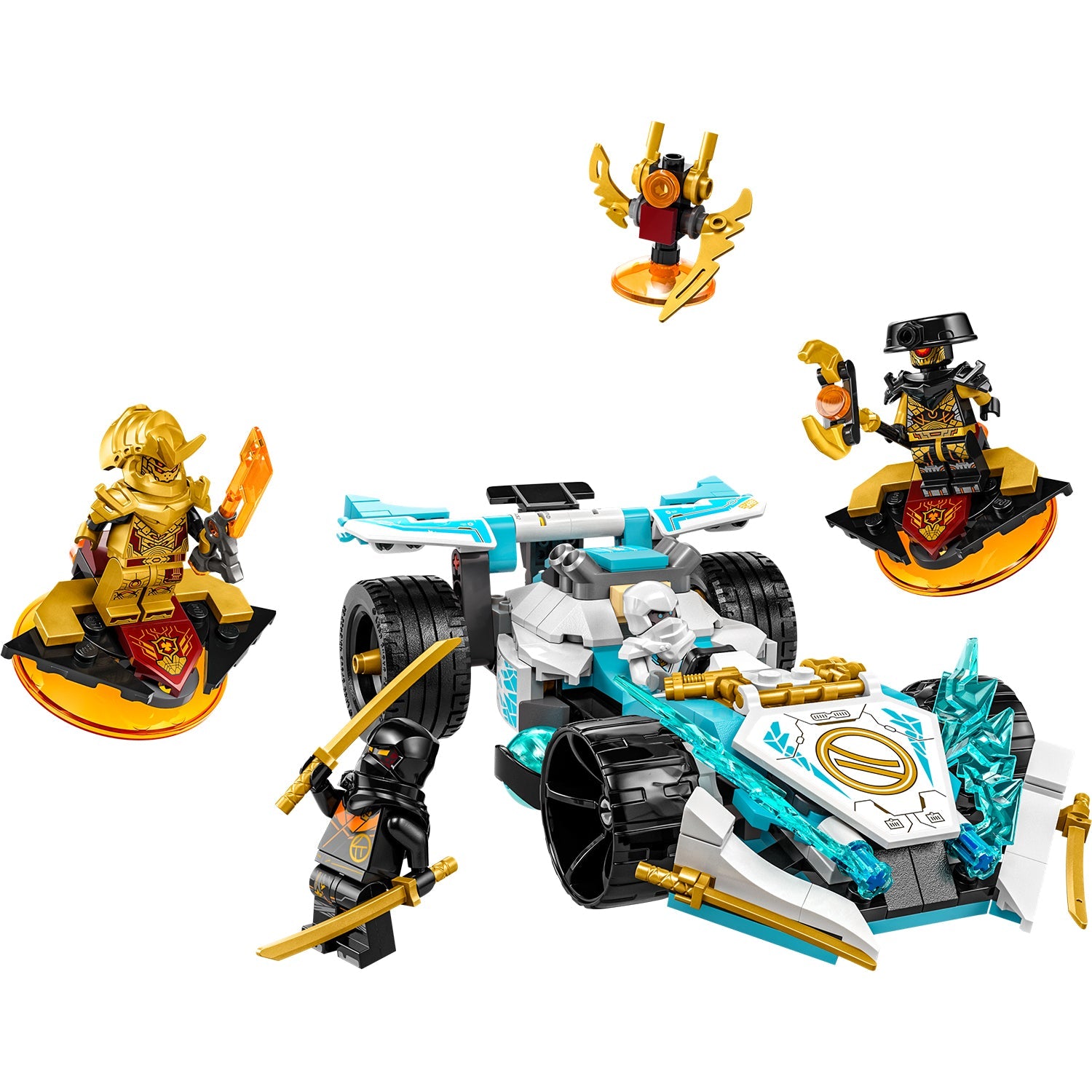 NINJAGO® Zane’s Dragon Power Spinjitzu Race Car