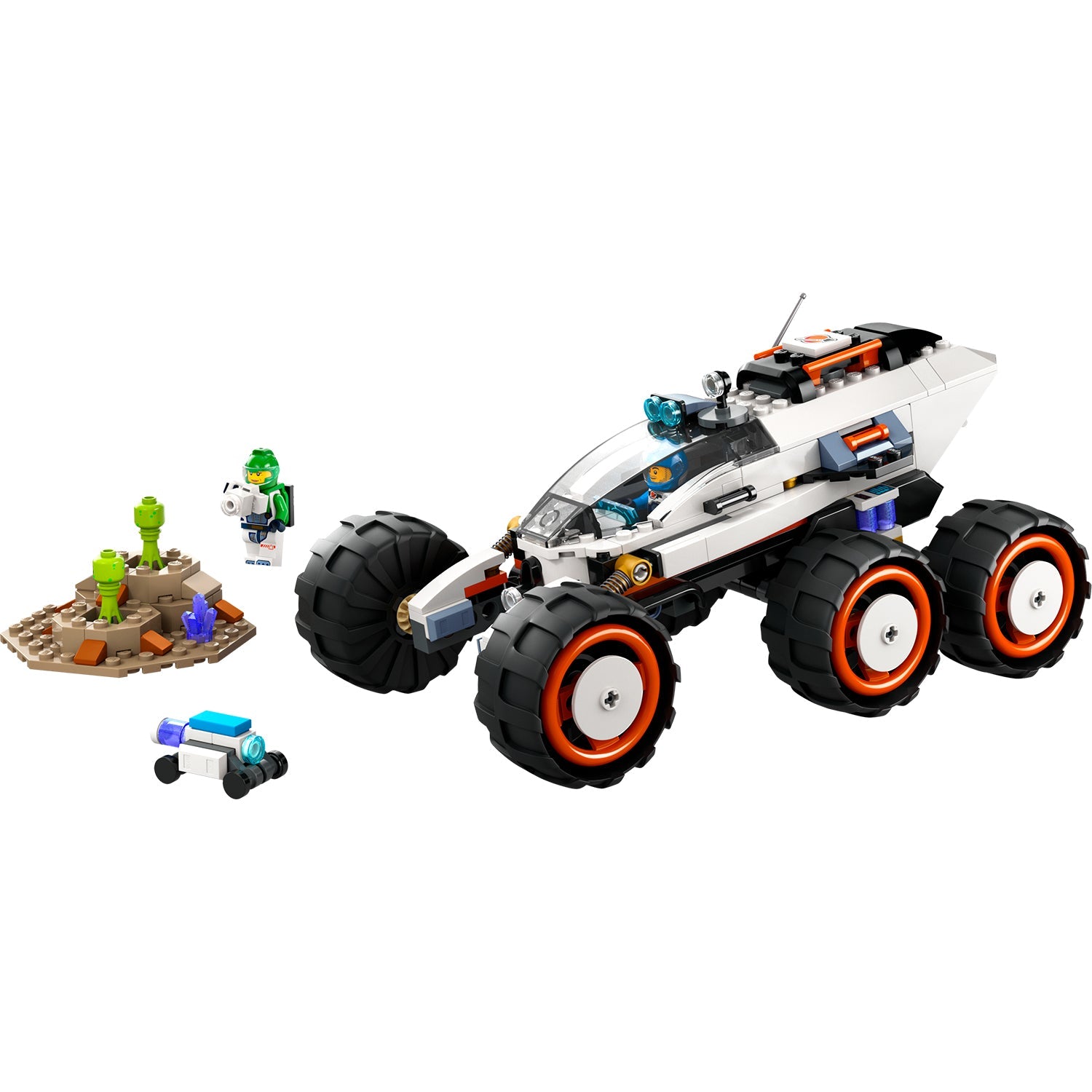 City Space Explorer Rover and Alien Life