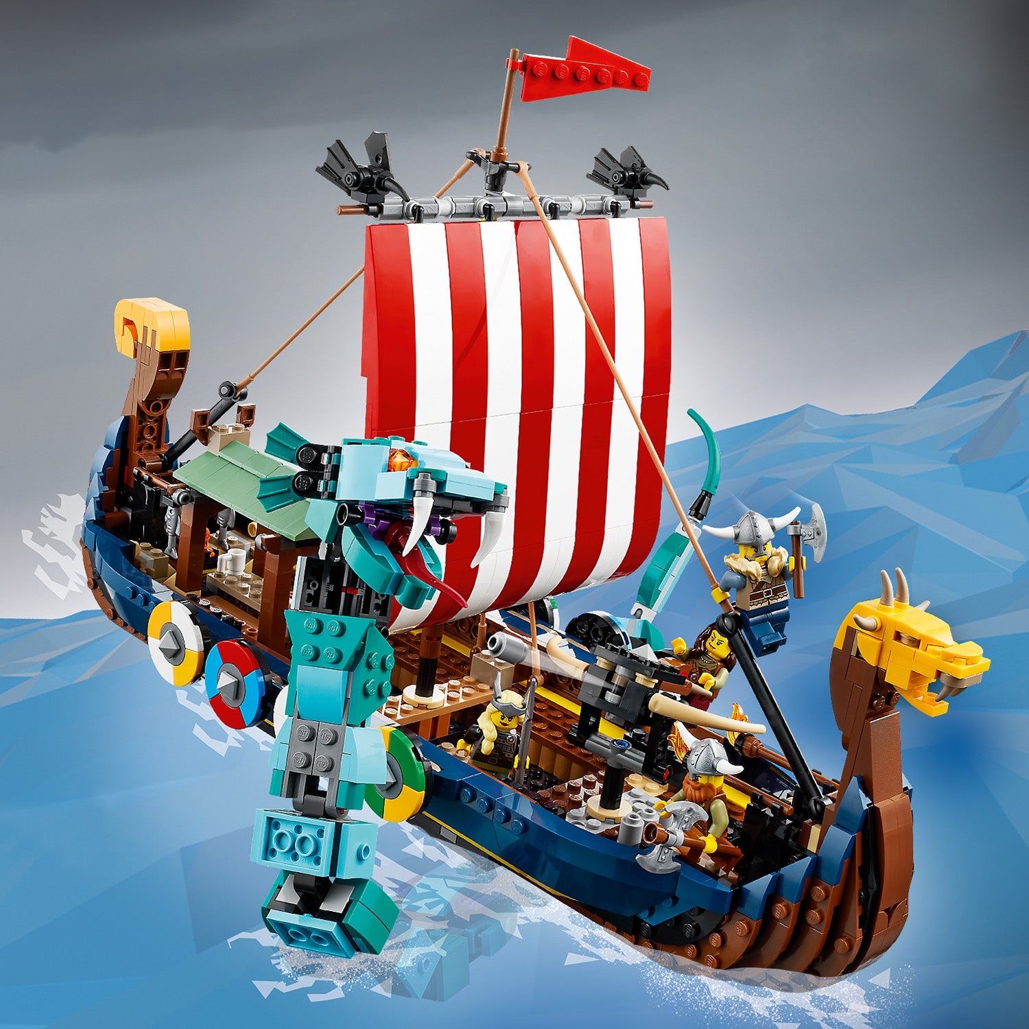 Creator 3-in-1 Viking Ship and the Midgard Serpent
