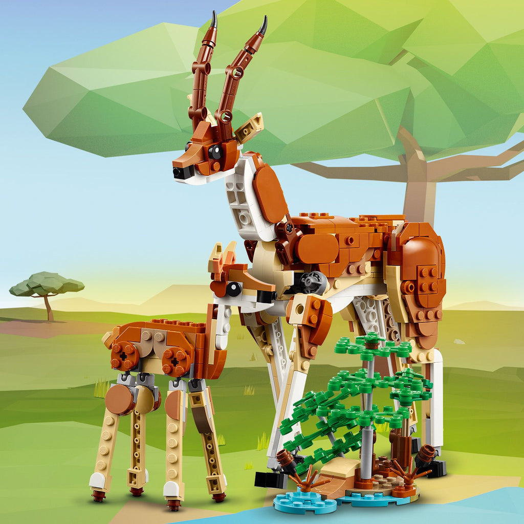 Creator 3-in-1 Wild Safari Animals