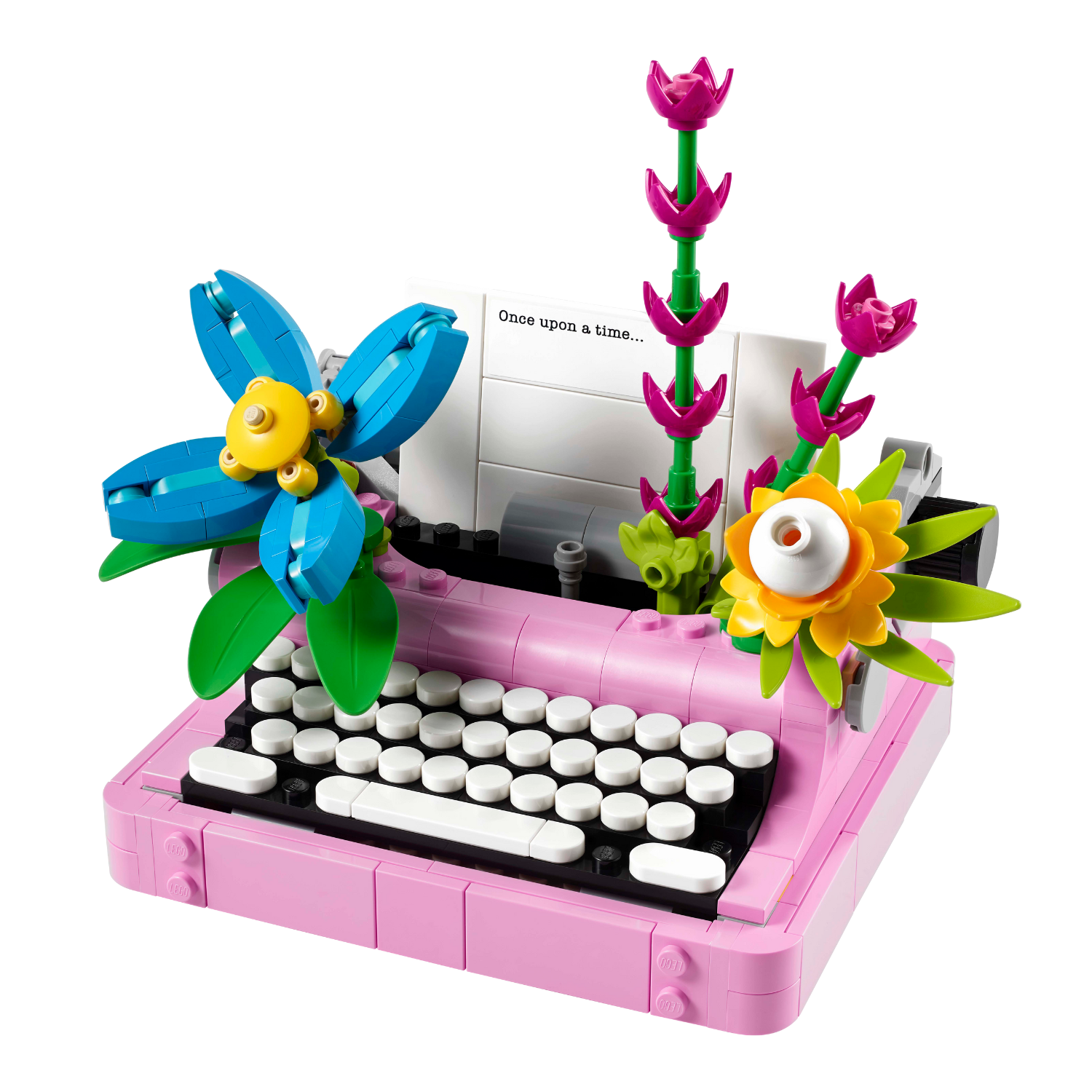 Creator 3-in-1 Typewriter with Flowers