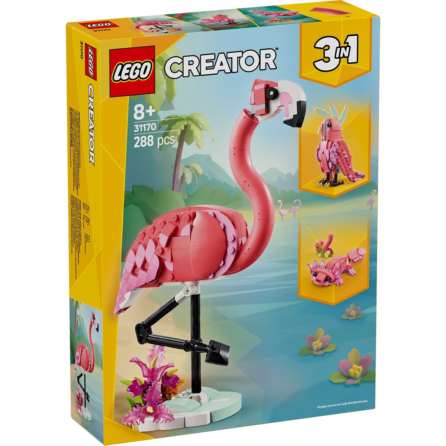 Creator 3-in-1 Wild Animals: Pink Flamingo