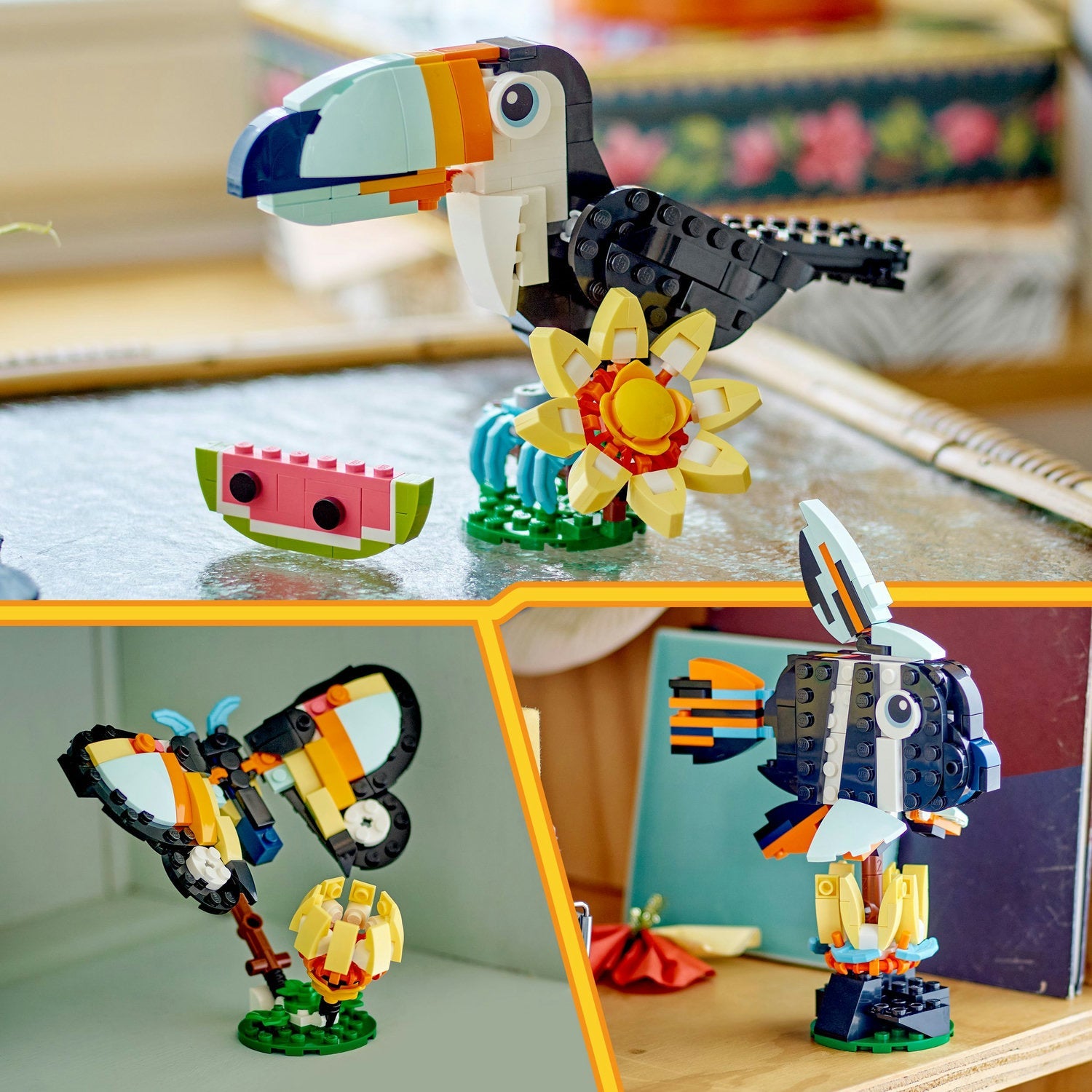 Creator 3-in-1 Wild Animals: Tropical Toucan
