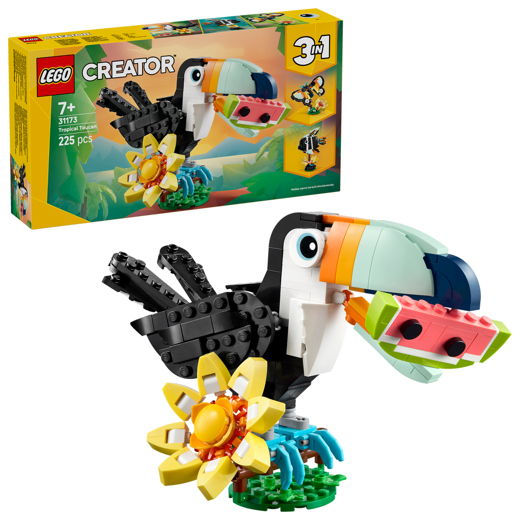 Creator 3-in-1 Wild Animals: Tropical Toucan