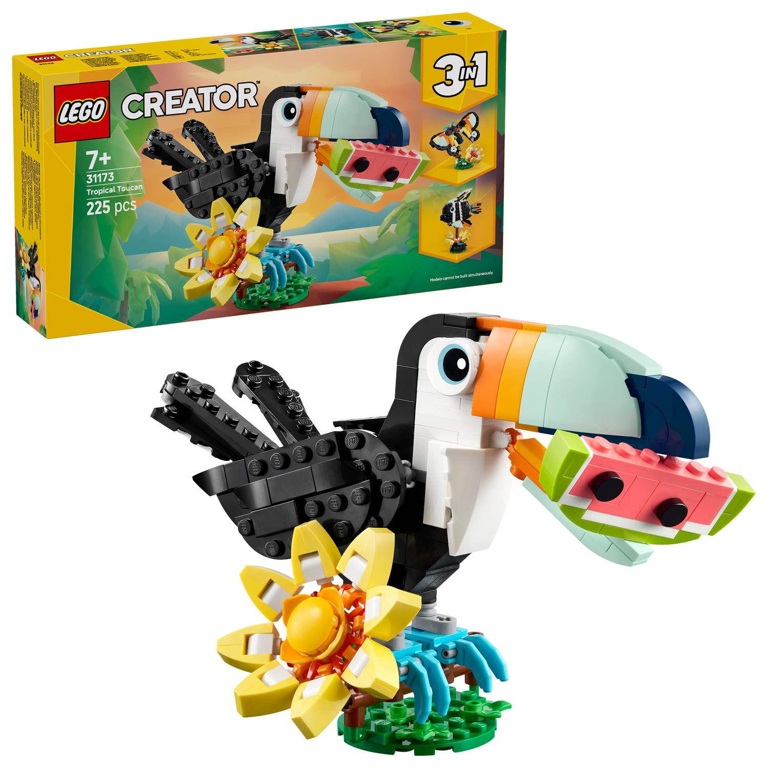 Creator 3-in-1 Wild Animals: Tropical Toucan