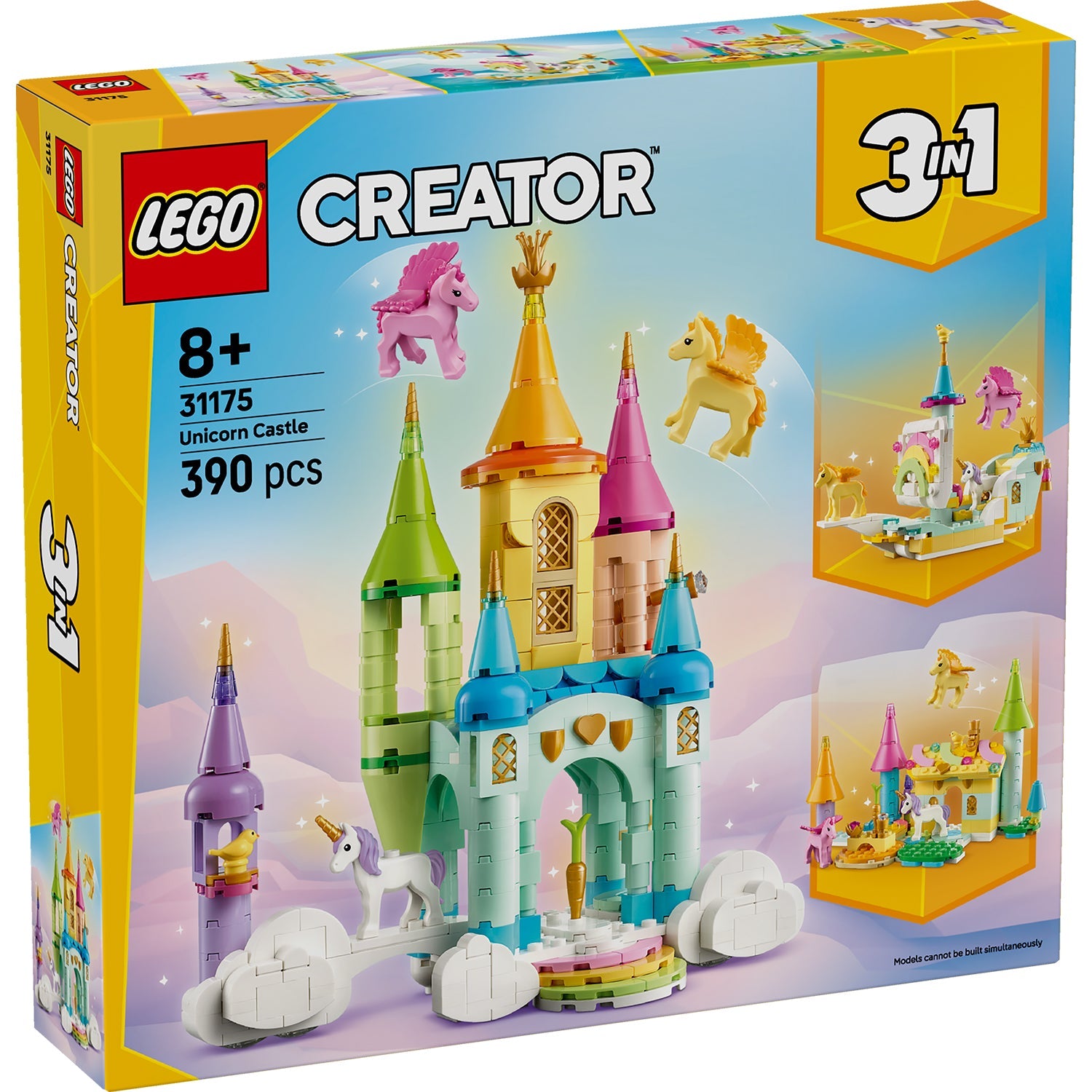 Creator 3-in-1 Unicorn Castle