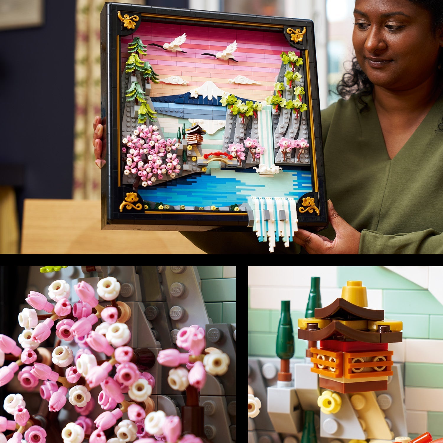 Art Japanese Cherry Blossom Landscape