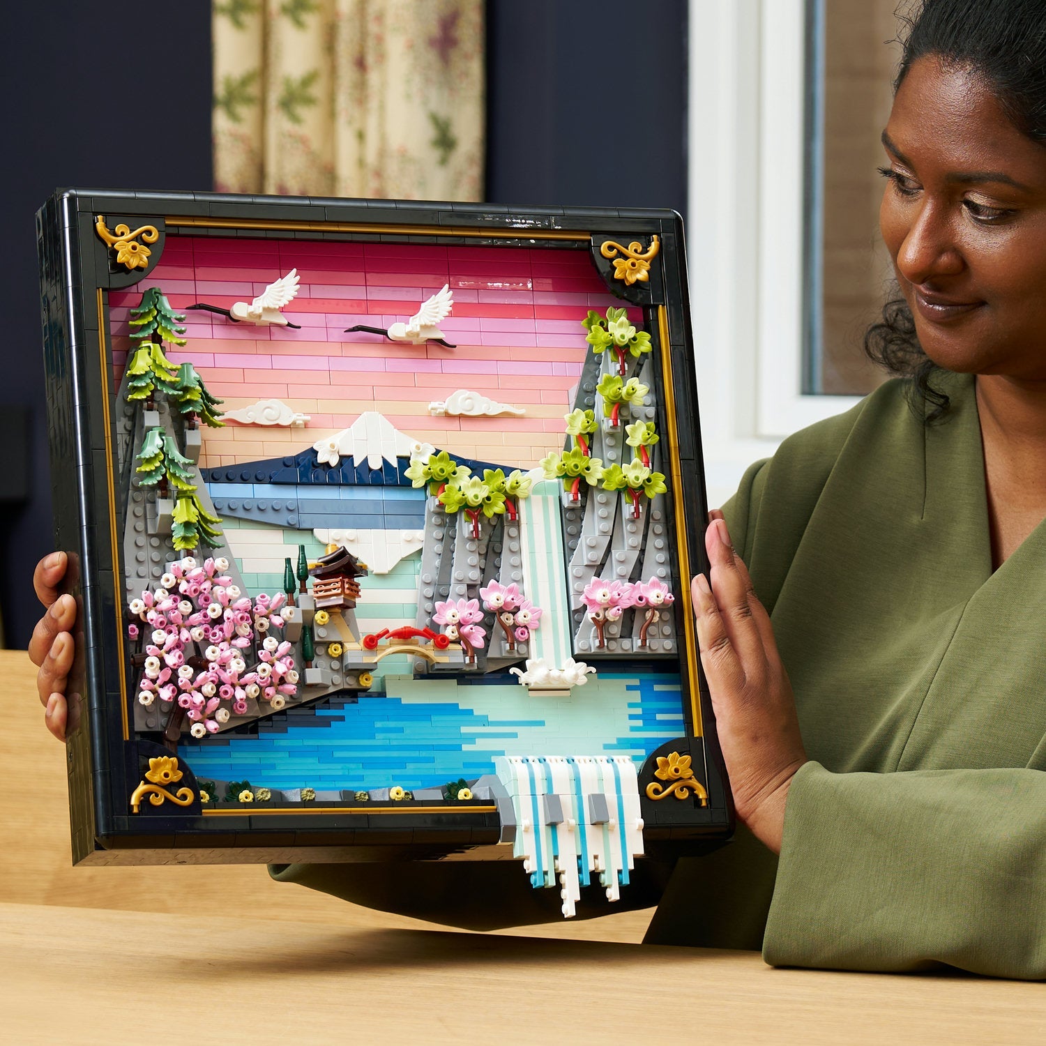 Art Japanese Cherry Blossom Landscape