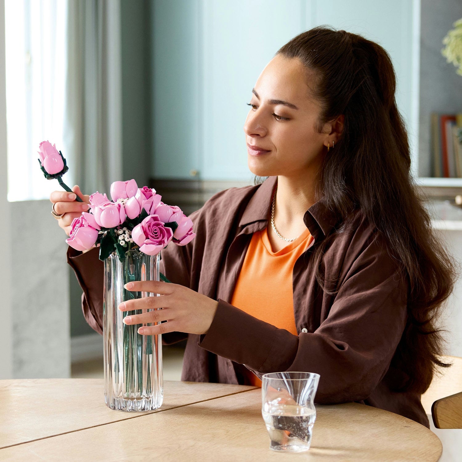 Botanicals Bouquet of Pink Roses