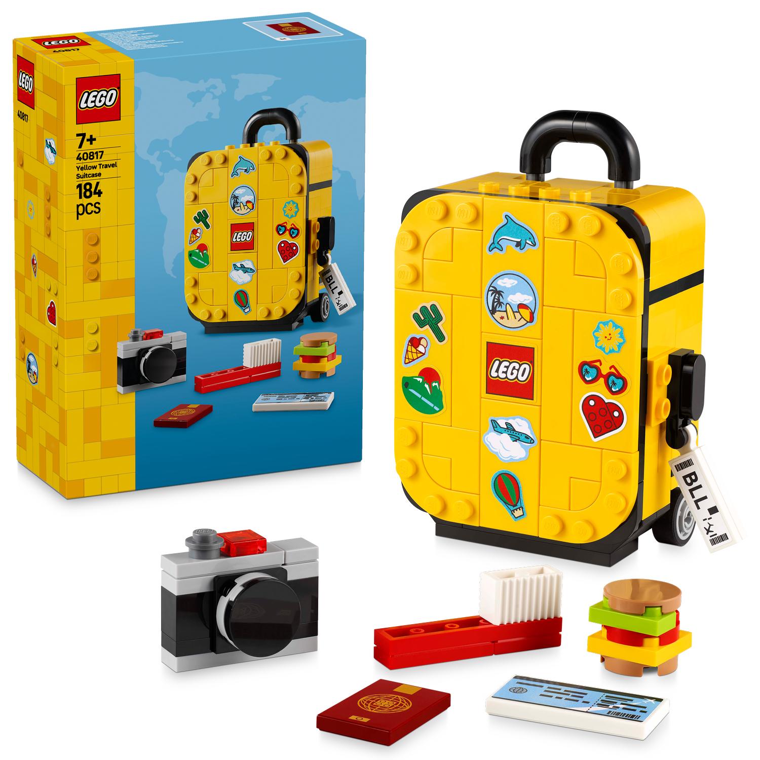 Yellow Travel Suitcase