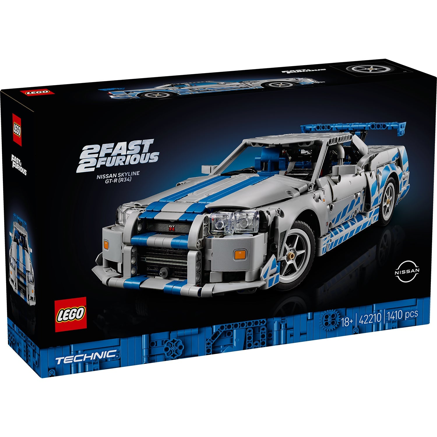 Technic 2 Fast 2 Furious Nissan Skyline GT-R (R34) Car