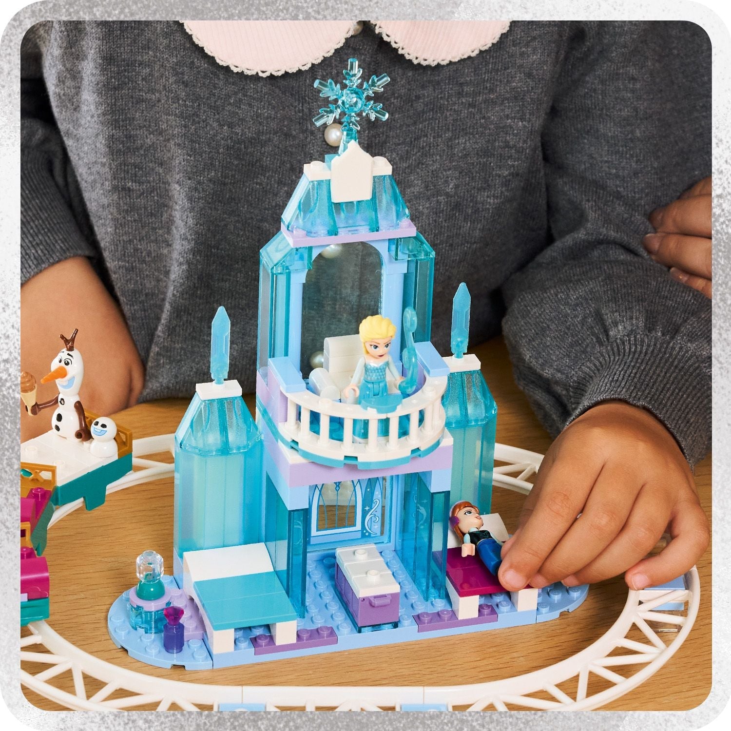 | Disney Frozen Elsa’s Ice Castle & Snow Ride Adventure