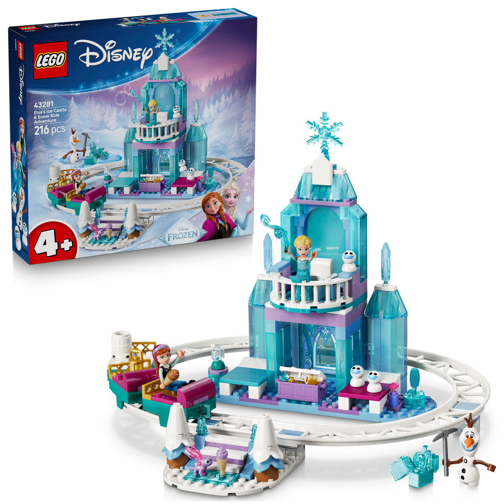 | Disney Frozen Elsa’s Ice Castle & Snow Ride Adventure