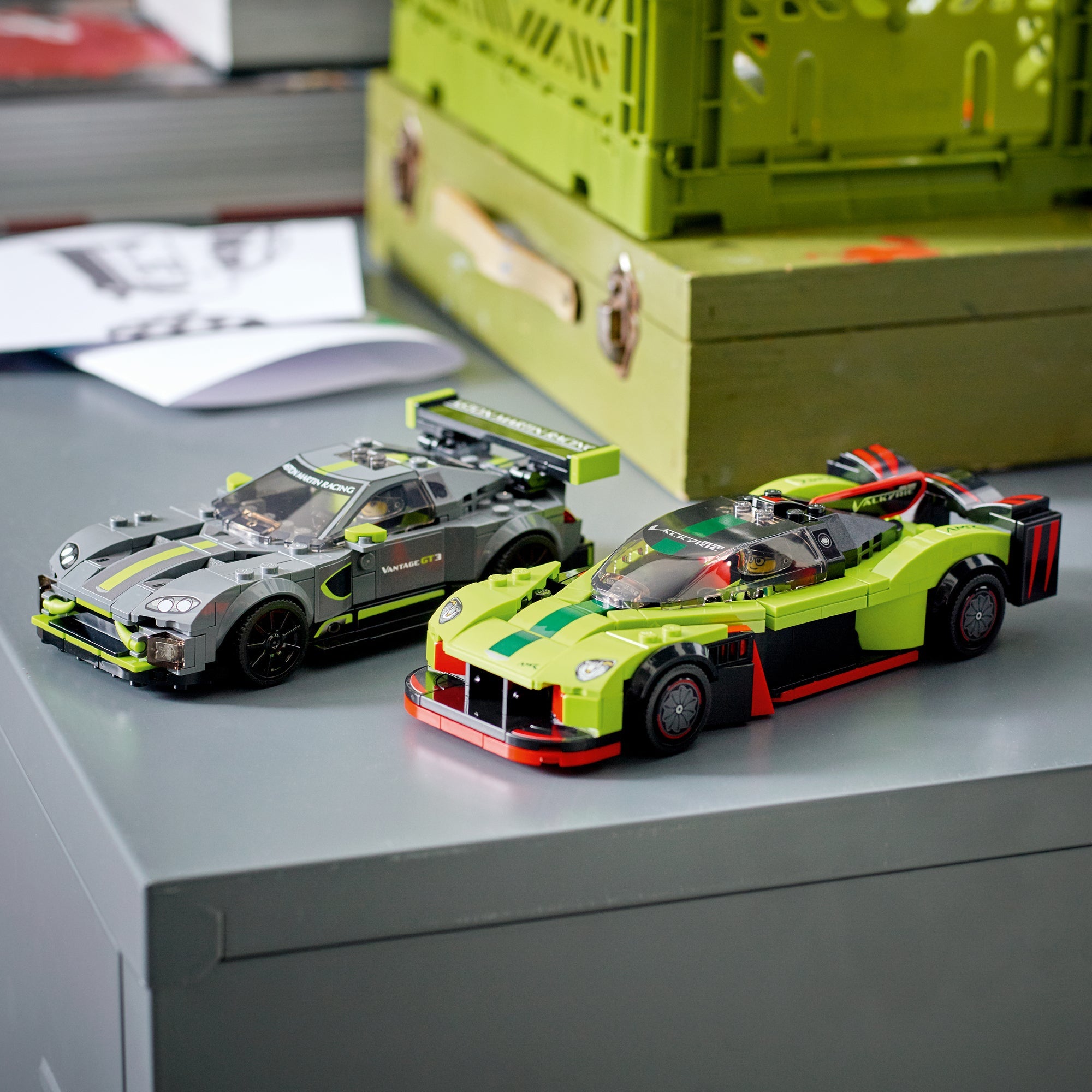 Speed Champions Aston Martin Valkyrie AMR Pro and Aston Martin Vantage GT3