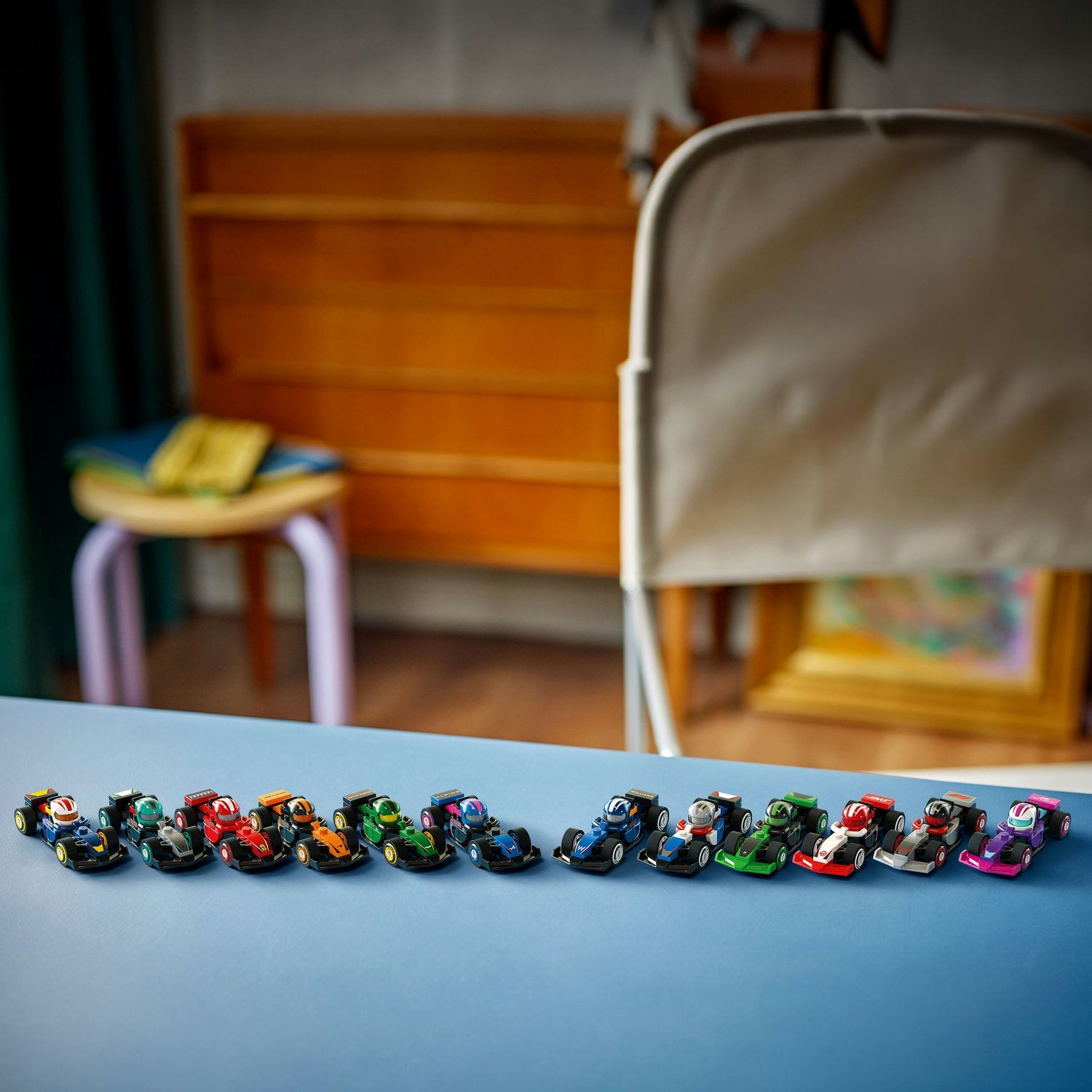 Minifigures F1 Collectible Race Cars