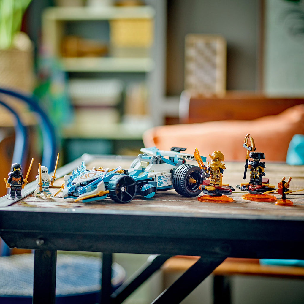 NINJAGO® Zane’s Dragon Power Spinjitzu Race Car