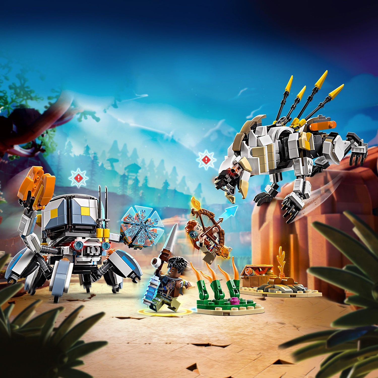 Horizon Adventures™ Aloy & Varl vs. Shell-Walker & Sawtooth