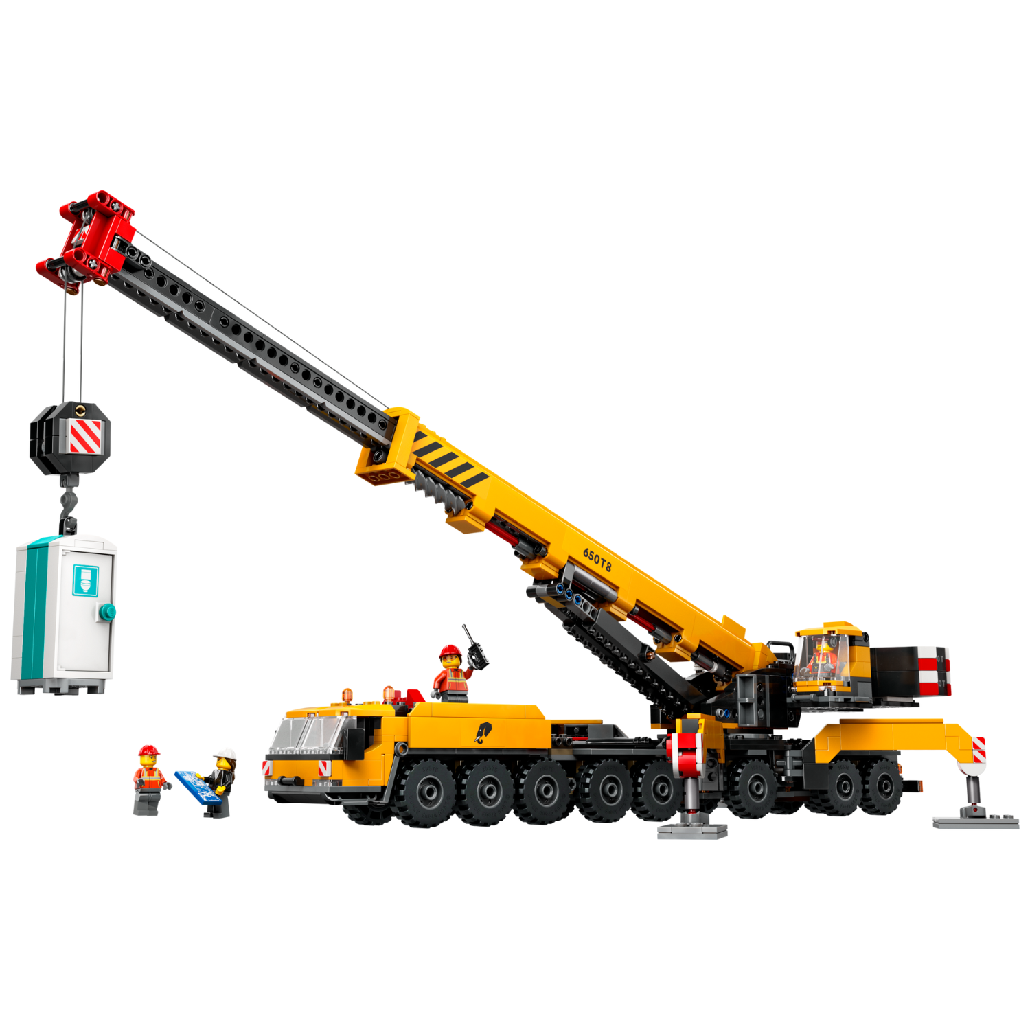 City Yellow Mobile Construction Crane