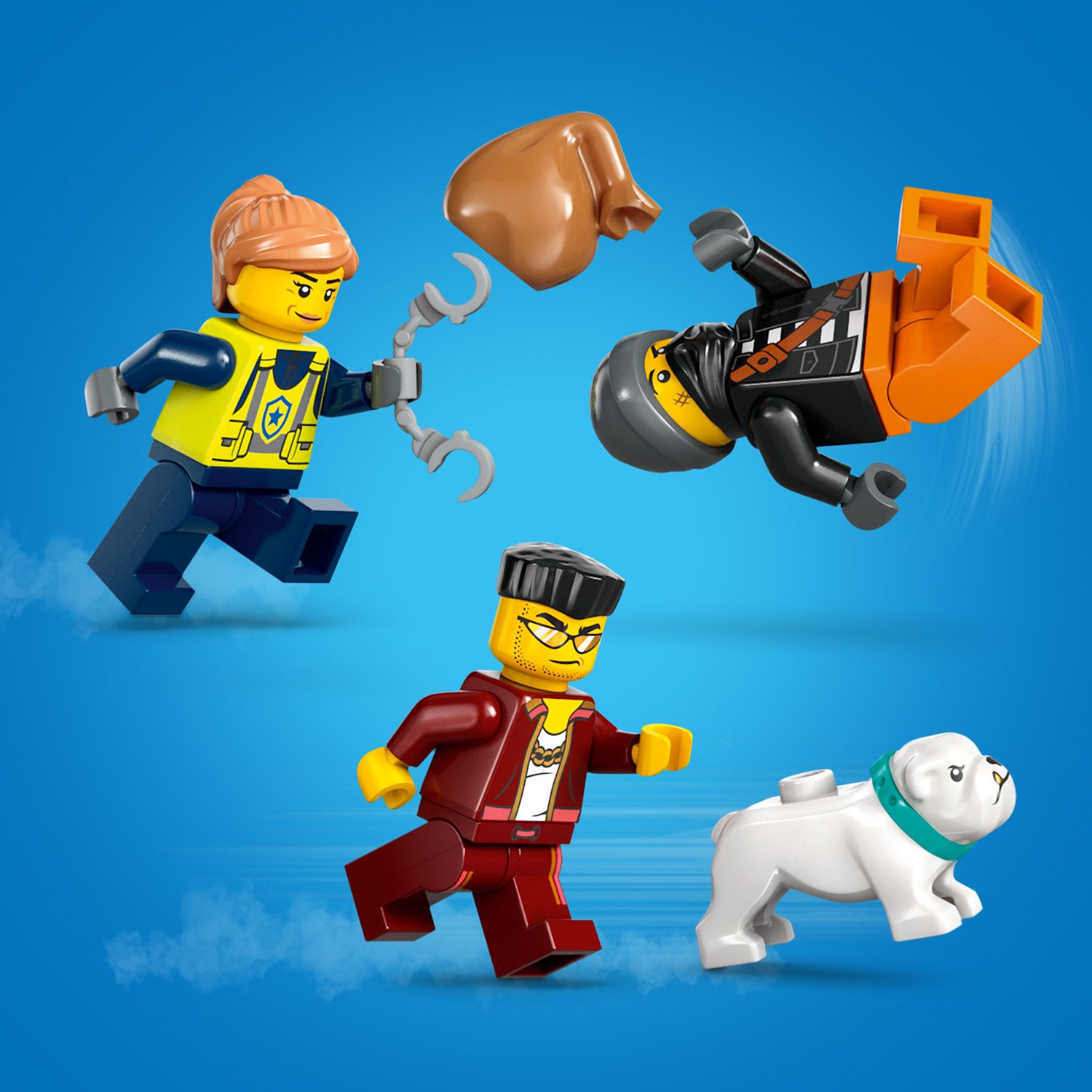 City Police Speedboat and Crooks’ Hideout