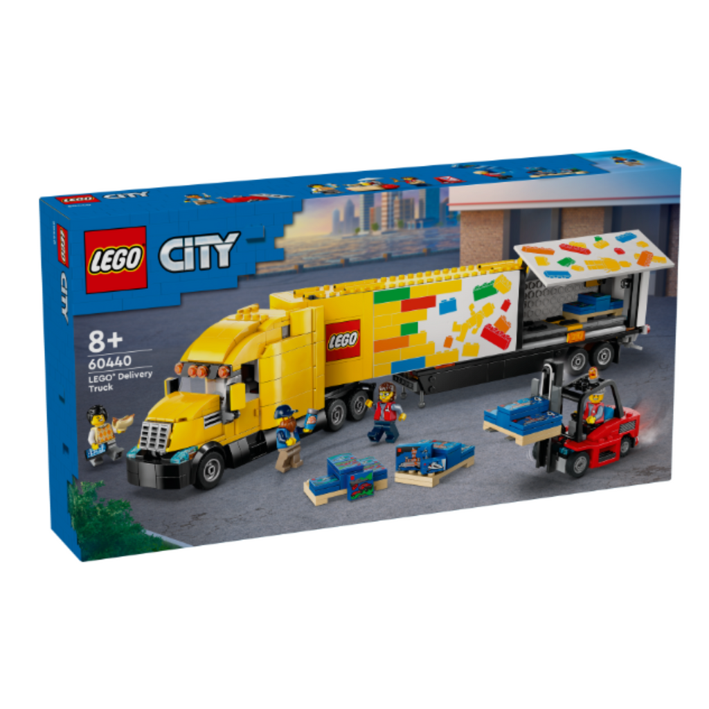 City Yellow Delivery Truck