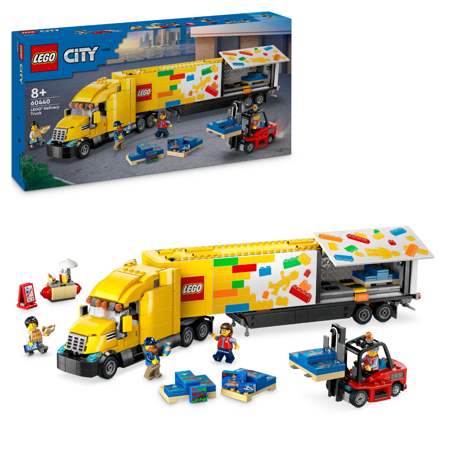 City Yellow Delivery Truck