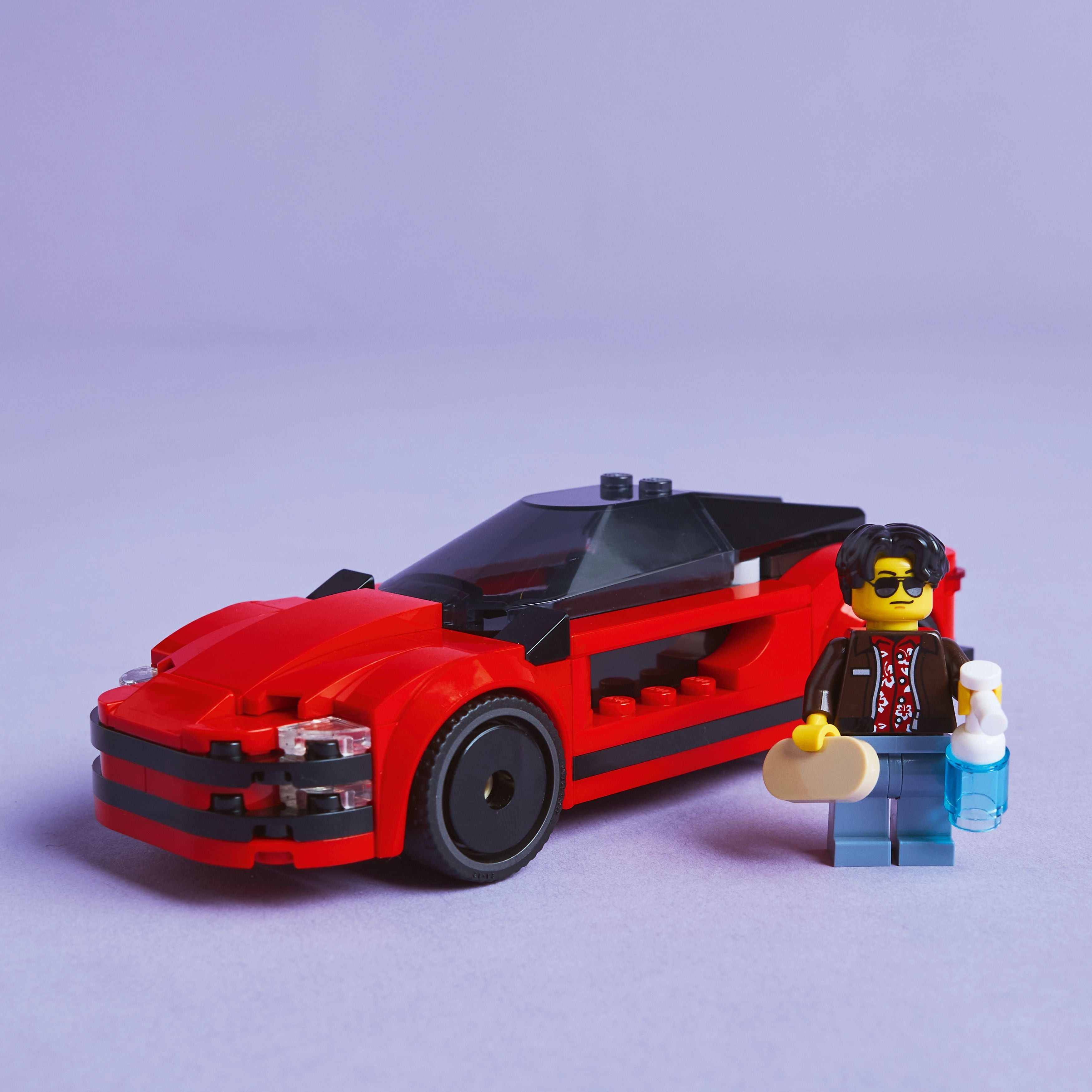 City Red Sports Car