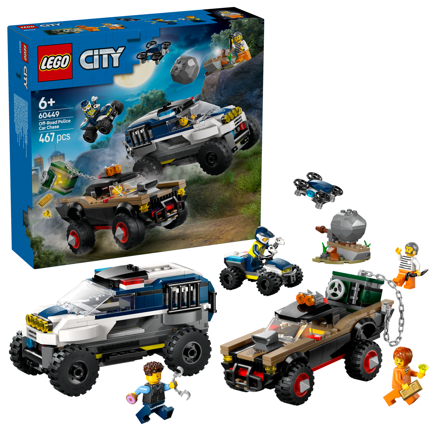 City Off-Road Police Car Chase