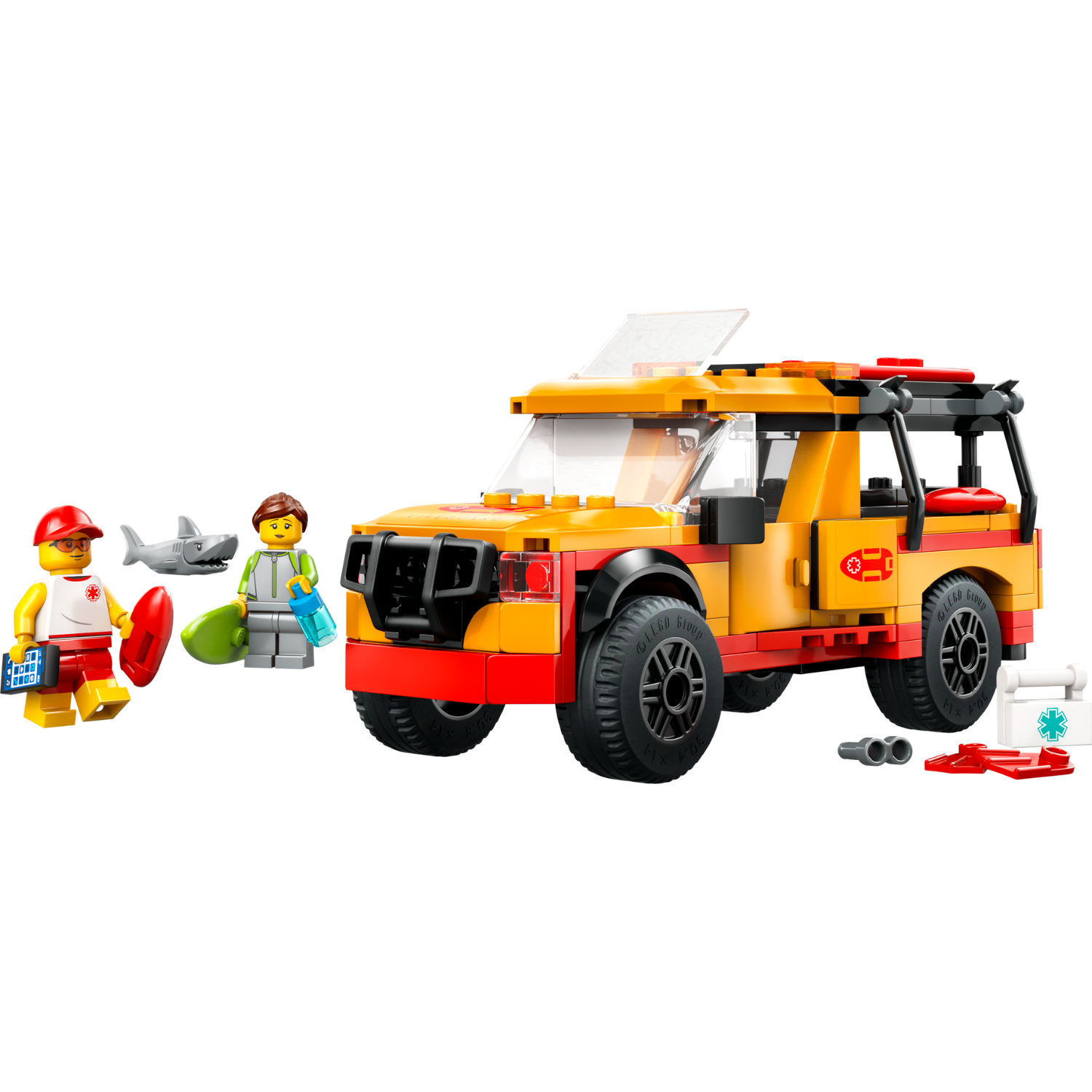 City Lifeguard Beach Rescue Truck