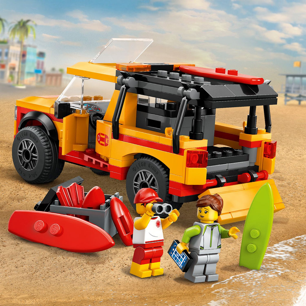 City Lifeguard Beach Rescue Truck