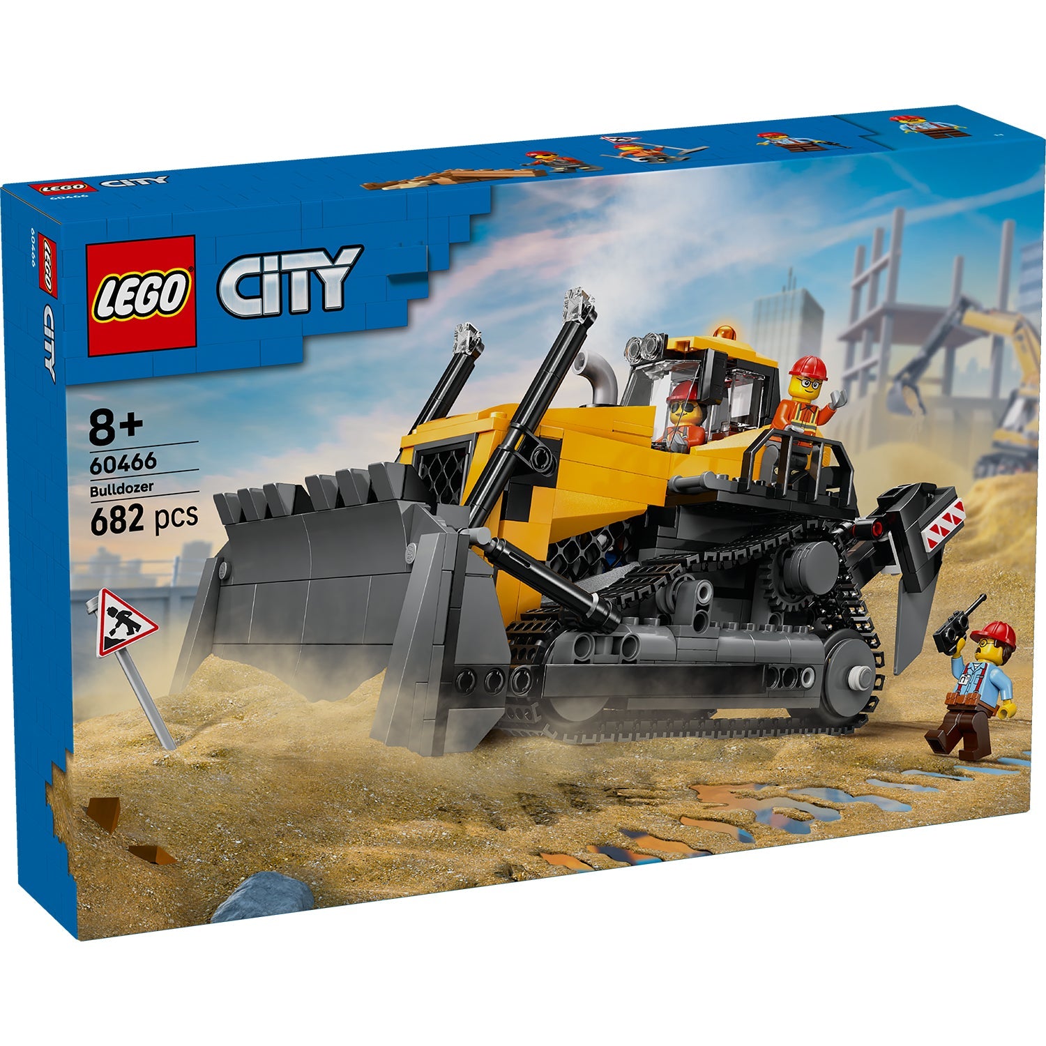 City Yellow Bulldozer