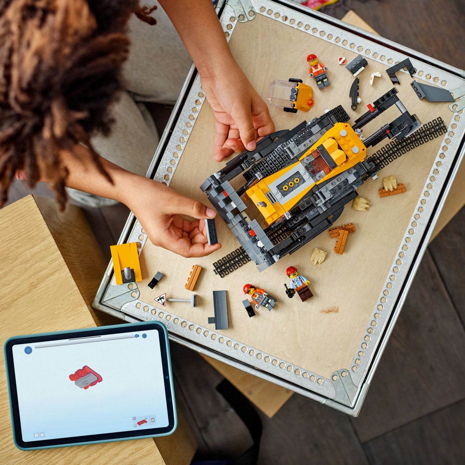 City Yellow Bulldozer