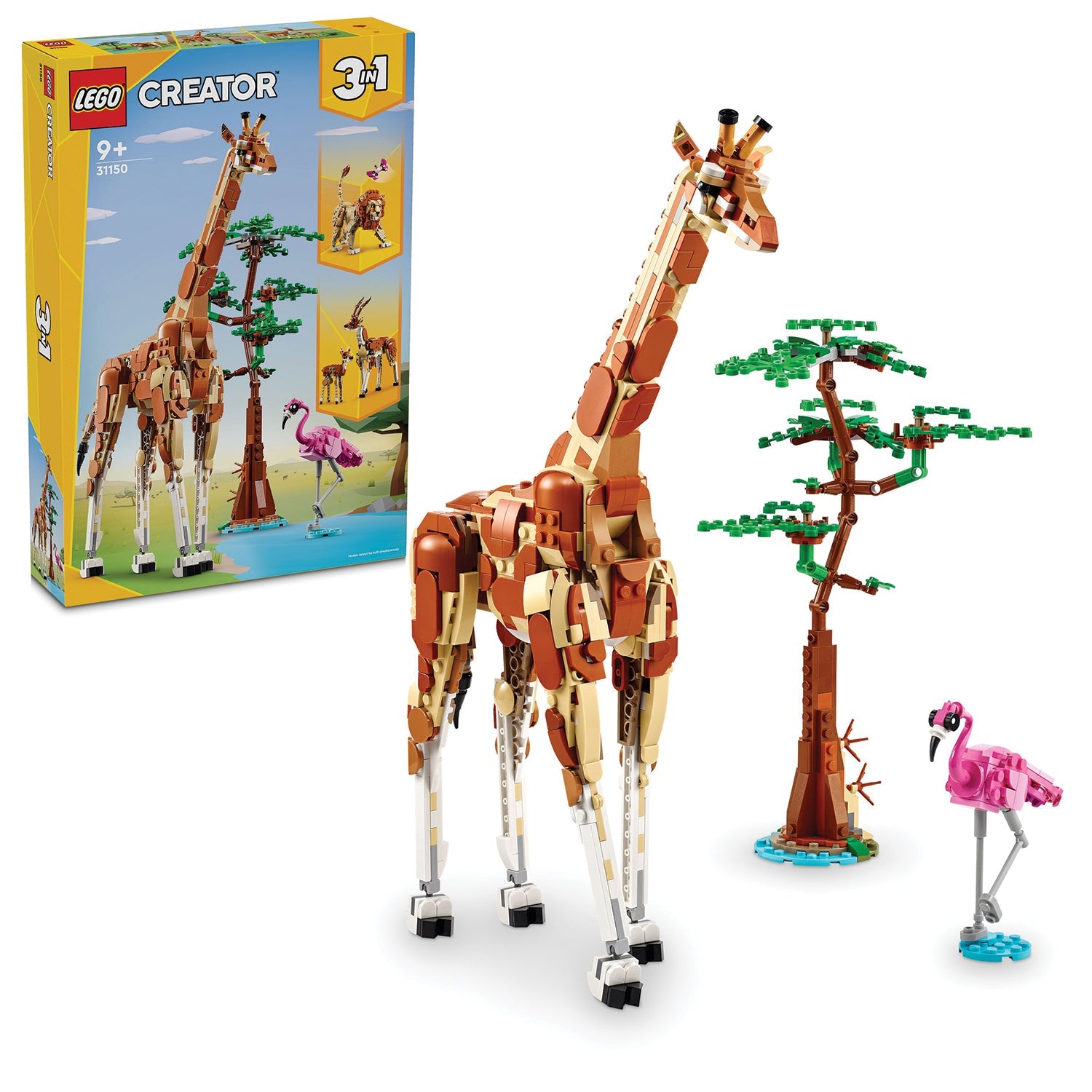 Creator 3-in-1 Wild Safari Animals