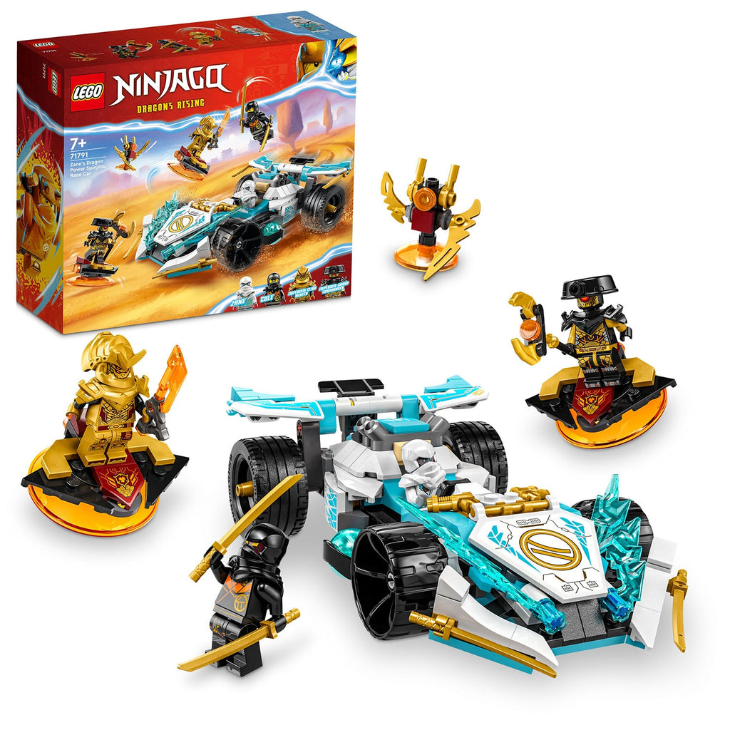 NINJAGO® Zane’s Dragon Power Spinjitzu Race Car