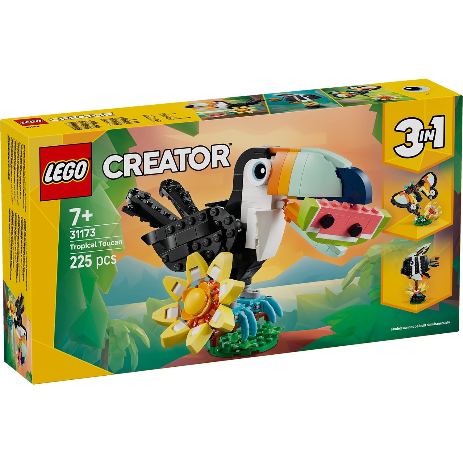 Creator 3-in-1 Wild Animals: Tropical Toucan