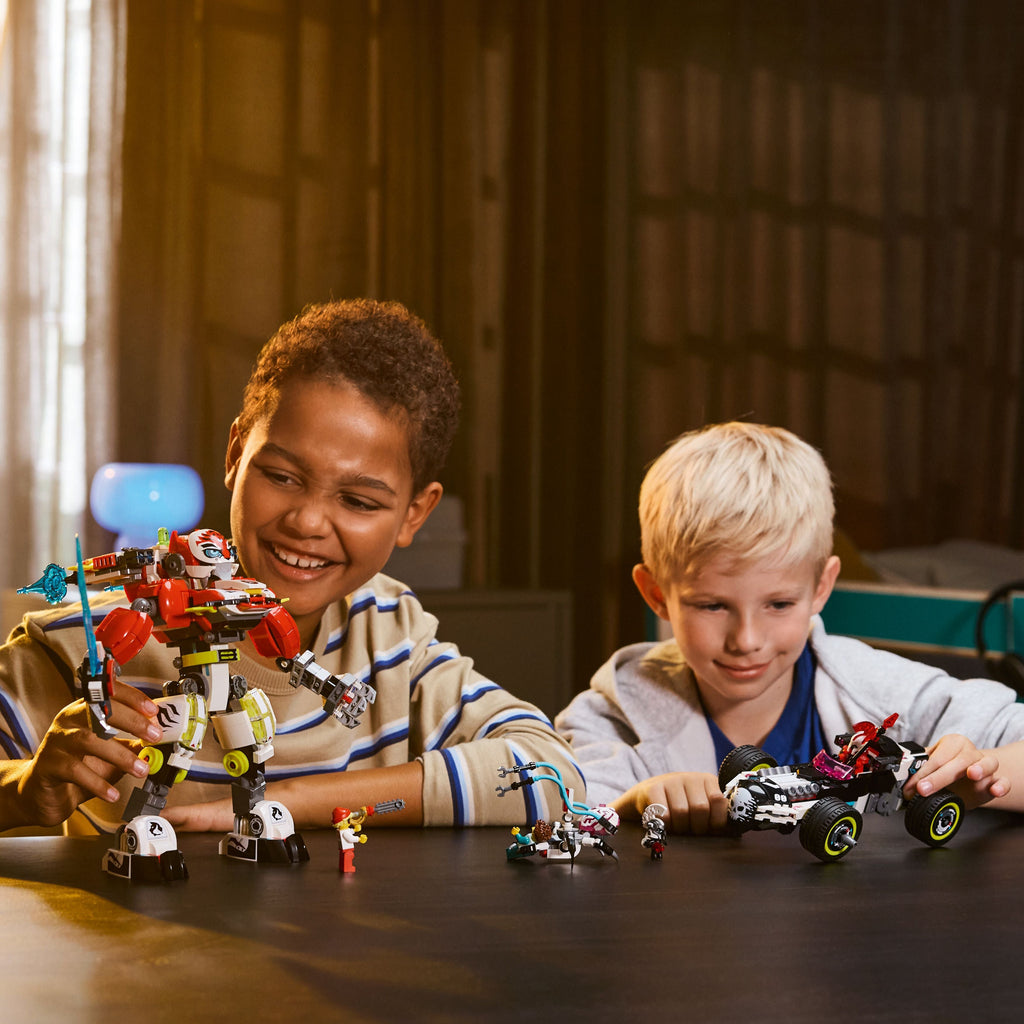 DREAMZzz™ Cooper’s Tiger Mech & Zero’s Hot Rod Car