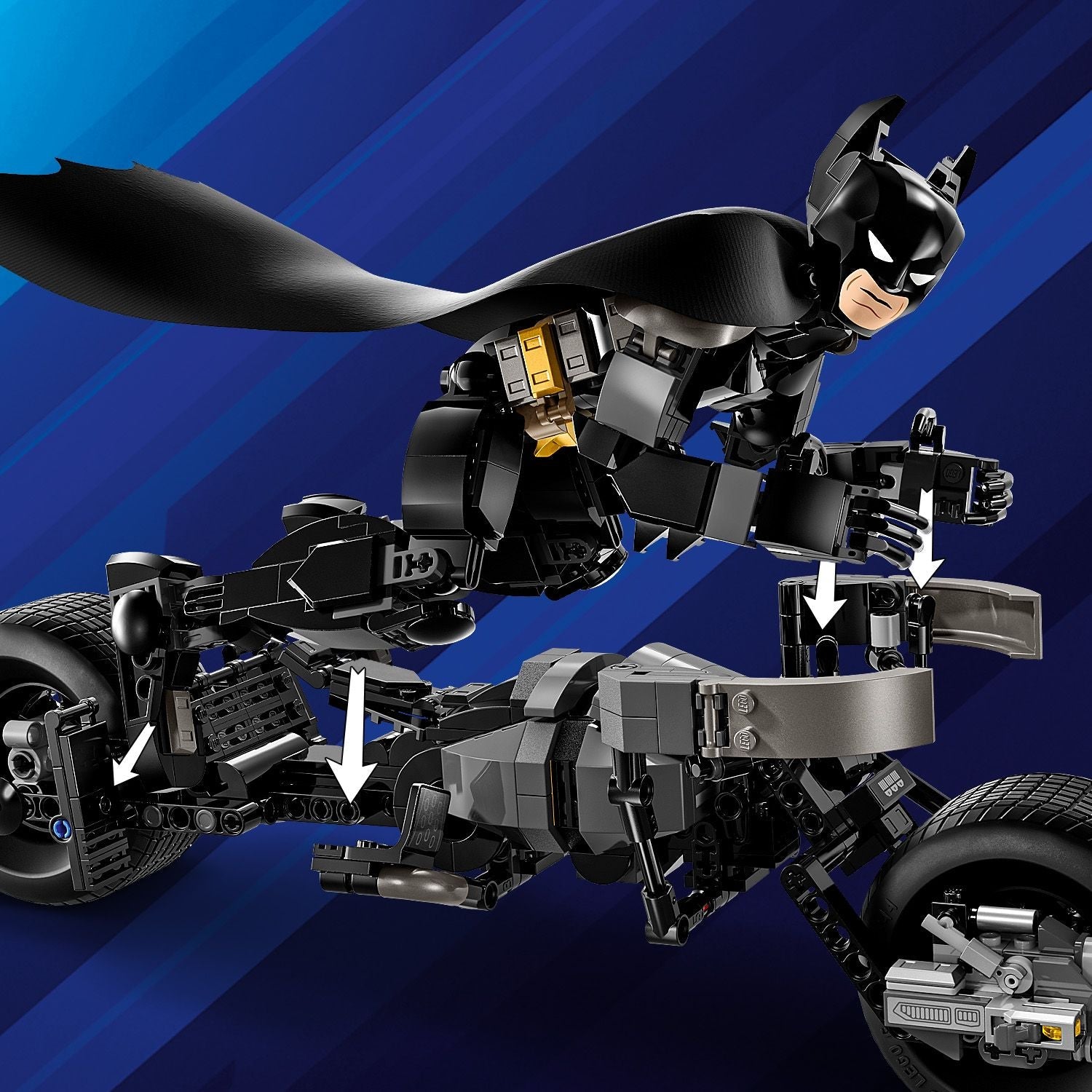 DC Batman™: Batman Construction Figure & the Bat-Pod Bike